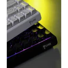 Teclado Gamer RGB 65% Clanm Arkan 68 Teclas Compacto Anti Ghosting