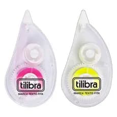 Marca Texto em Fita Tilibra 5mmx6m Rosa e Amarelo