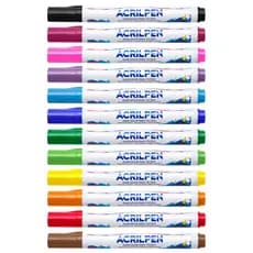 Marcador para Tecido Acrilpen Acrilex Preto