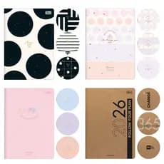 Agenda Planner Mensal Grampeado 2026 Tilibra West Village 17,8x25,4cm