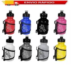 Garrafinha Garrafa Caramanhola Squeeze 250ml Bike Infantil C/suporte Cores