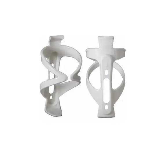 Suporte de Garrafa Caramanhola Suporte Nylon Branco Garrafinha P/ Bike Bicicleta Speed Mtb Fit