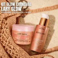 Kit Miss Lary Lary Glow Iluminador Corporal Hidratante Bronze Glow Pele Radiante