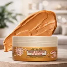 Geléia Hidratante Iluminadora Corporal Perfumada Lary Glow 140g Hidratação e Glow
