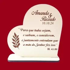 Lembrancinha De Casamento  Lembrança Noivado Encontro De Casais Personalizada Isaías 41:20