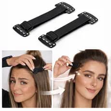 Faixa Tiras Elásticas Anti-Rugas, Ajustáveis para Olhos e Rosto, Faixa de Cabelo 1,5cm