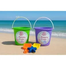 Baldinhos de praia personalizado sereia