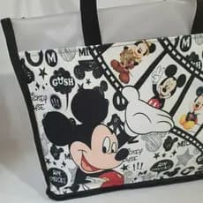 Bolsa de Praia Personalizada festa infantil, pequena sereia, fundo do mar