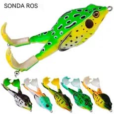 Biomimetic Rotating Leg Thunder Frog Roadside Soft Bait 9,5 cm Black Fish Special Kill 12 Color False Bait Roadside