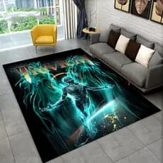 TRIVIUM Banda Logo Print Tapete Sala De Estar Quarto Decoração Cozinha Banheiro Antiderrapante De Porta Presente De Aniv