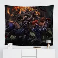 Jogo tapeçaria Jinx presente tapete de parede liga personagem tapeçaria decoração do quarto acessórios decoração da pare