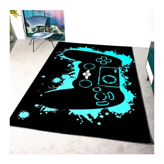 Moda Requintado Console De Jogos Lidar Com Tapete Tapetes De Vídeo Legal Porta Decoração Para Casa Antiderrapante