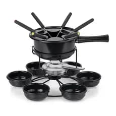 Conjunto Kit Jogo de Fondue Panela Giratorio Viena 16 Pcs Completo