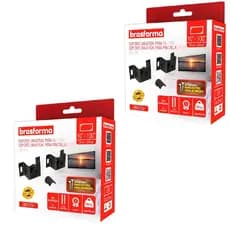 Kit 2 Suportes Universal Fixo Tv Smart LG Samsung e outras LED Painel Parede