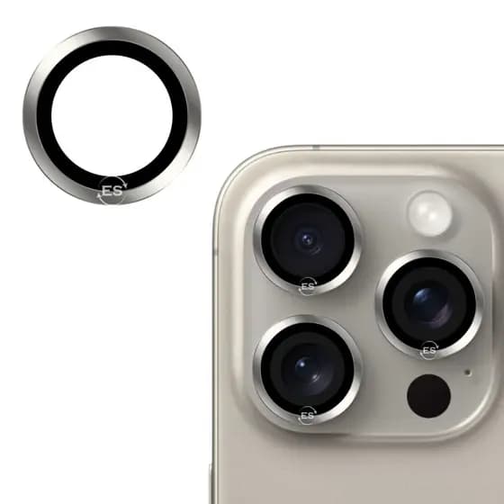 Kit 3 Películas Proteção Lente Câmera Compatível iPhone 15 Pro e 15 Pro Max