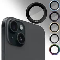 Kit 2 Películas Proteção Lente Câmera Compatível iPhone 15 e 15 Plus – Charme e Proteção