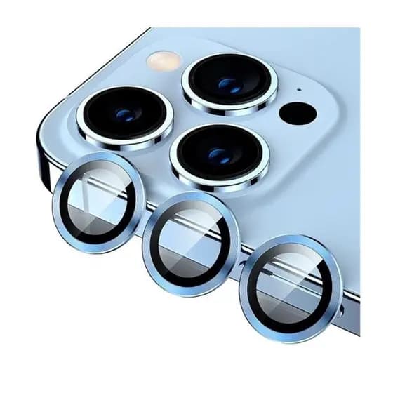 Kit 3 Películas Protetoras Câmera Compatível iPhone 13 Pro e 13 Pro Max