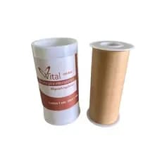 Fita Micropore Bege 10cm x 10 Metros - Vital