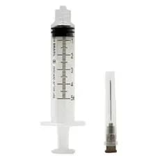 Caixa C/100 Unidades de Seringa 5ml Luer Lock (Rosca) Com Agulha 25 x 0,70 - Medix