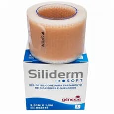 Fita em Gel De Silicone 2,5cm x 1,5m Siliderm Soft (Para Cicatrizes e Queloides) - Gênesis