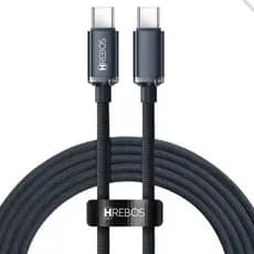 Cabo USB C Tipo c Carregador Celular 2 Metros 100w Turbo Longo Cumprido Rápido Reforçado Resistente Type C USBC Dados