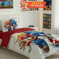Edredom Infantil Solteiro Dupla Face + Fronha 400 Fios Menino Menina Estampado Exclusivo Toque Suave