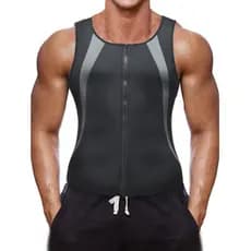 regata colete modelador efeito sauna cinta masculina feminina some barriga queima gordura redutora alta compressão
