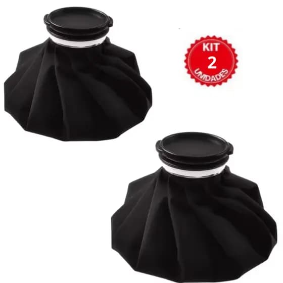 KIT2X- Bolsa Ortopédica Térmica de Gelo Agua Quente e Fria 1200 ML Compressa Tratamento Para Lesões Dores Cólicas