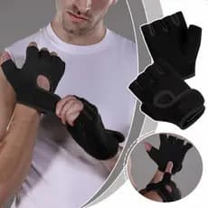 Luva Academia Jingba Grip Musculação Antiderrapante Velcro Ajustável no Punho Proteção Palmar Treino Fitness Anti Calo