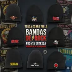Touca gorro em La  Banda de Rock Unissex