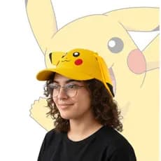 Boné Pikachu Com Orelhas Estilo Baseball Juvenil / Adulto
