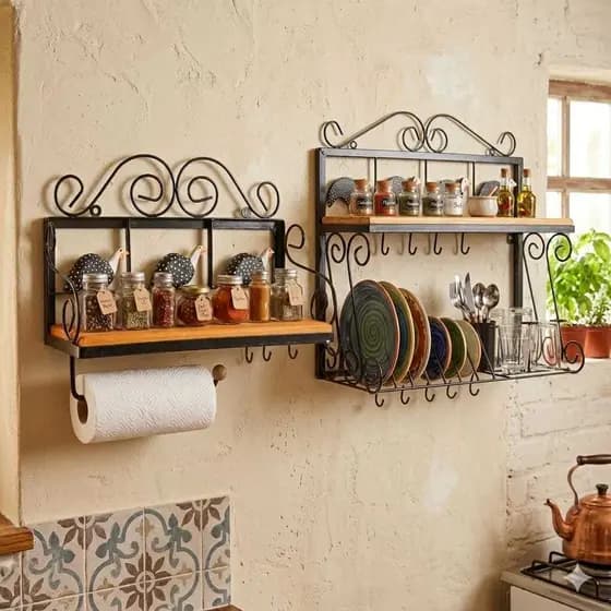 Kit Para Cozinha Paneleiro Mais Prateleira Porta Condimentos Direto Da Fabrica Preço Promocional