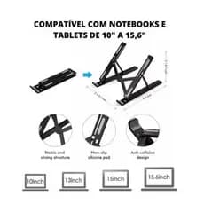 Suporte para Notebook  Laptop Tablet Macbook
