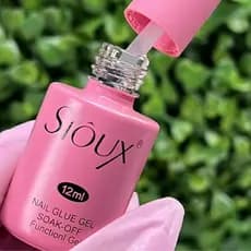Cola Para Unhas Soft Gel Postiça tips Sioux 12ml para colar e fixar unhas Soft Gel