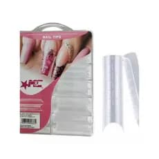 Molde F1 Russo Extra Longa Com Curvatura C Unhas 100 Unidades