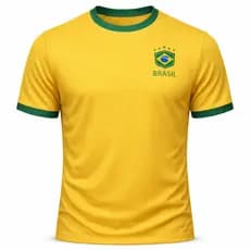 Camiseta Masculina Brasil Estampada Seleção Brasileira Copa Do Mundo Camisa Aldodao Brasil