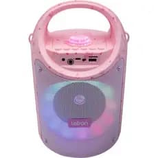 Caixa Som Letron Hello Kitty Rosa 60W com Microfone