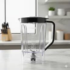 Copo Para Liquidificador Compatível Turbo Power L-99 FB / L-99 FR Tampa Preta