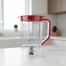 Copo Para Liquidificador Compatível Turbo Power L-99 FB L-99 FR Tampa Vermelha