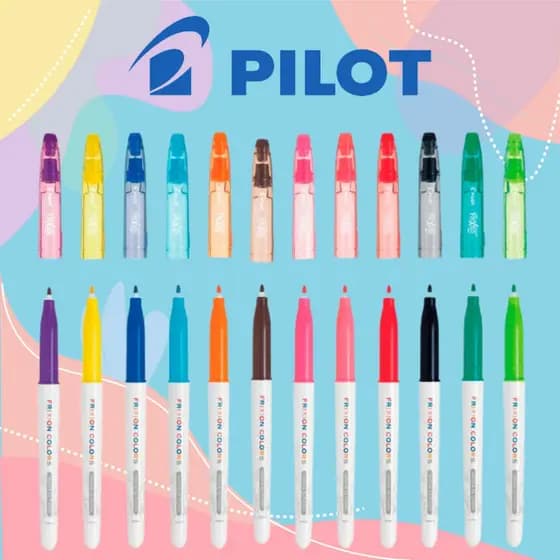 Caneta Hidrográfica Frixion Colors Diversas Cores Unitário Pilot