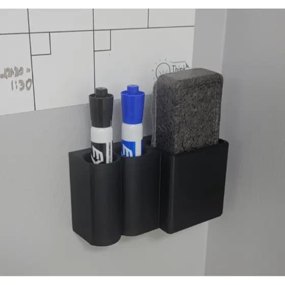 Suporte Organizador para Canetas e Apagador de Quadro Branco