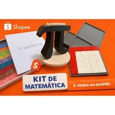 Kit Matemática Educativo 3D – Frações + Teorema de Pitágoras + Número Pi