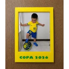 Porta Retrato Polaroid Copa 2026 Personalizado