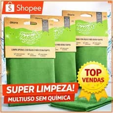 Pano Mágico Limpa Vidros Ákora  – Limpa Fácil Só com Água