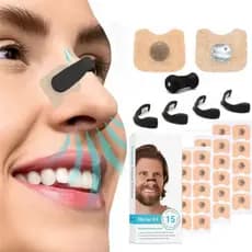 Clip Nasal Anti Ronco Apnéia Ditalador Respiratório Nasal Abridor Narina Expansão De Nariz Obstrução Desvio Septo