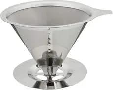 Coador de café inox grande Filtro De café inox Reutilizável Grande 103