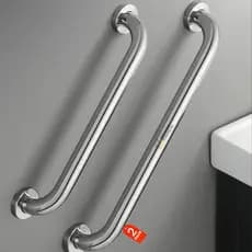 Barras Fixas Para Banheiro Aço Inox 30 40 50 60cm Alça Apoio Portátil Deficientes Corrimão De Banheiro Escada E Portas