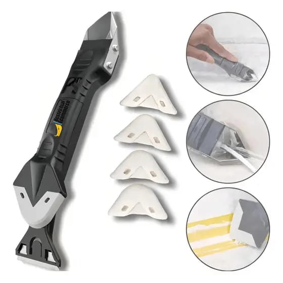 Espatula Removedora De Silicone Rejunte Piso Calafetar Espatula Multifuncional 3 Em 1 Removedora De Silicone Rejuntes