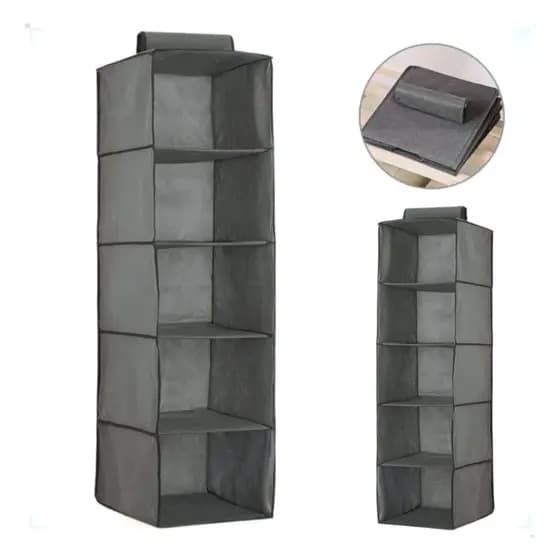 Prateleira Organizadora P/ Guarda Roupa c/ 5 Nichos Organizadora Para Guarda Roupa Closet TNT