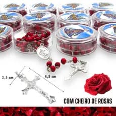 Kit 6 Terço  Perfumado  Nossa Senhora Aparecida